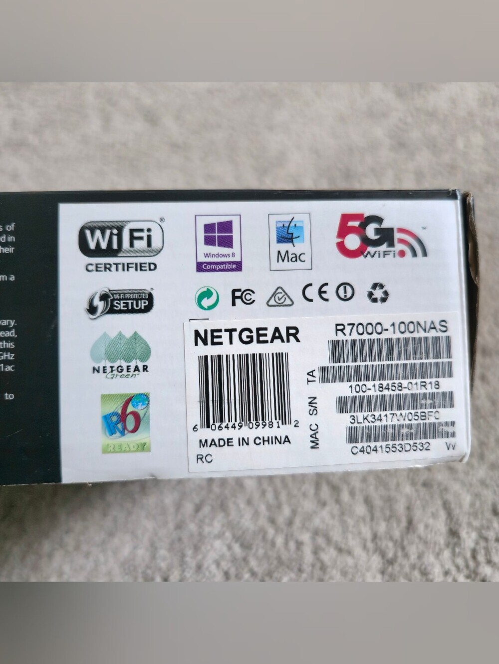 NETGEAR Nighthawk AC1900 Smart WiFi Router R7000 Dual Core Processor 1GHz - Picture 6 of 6